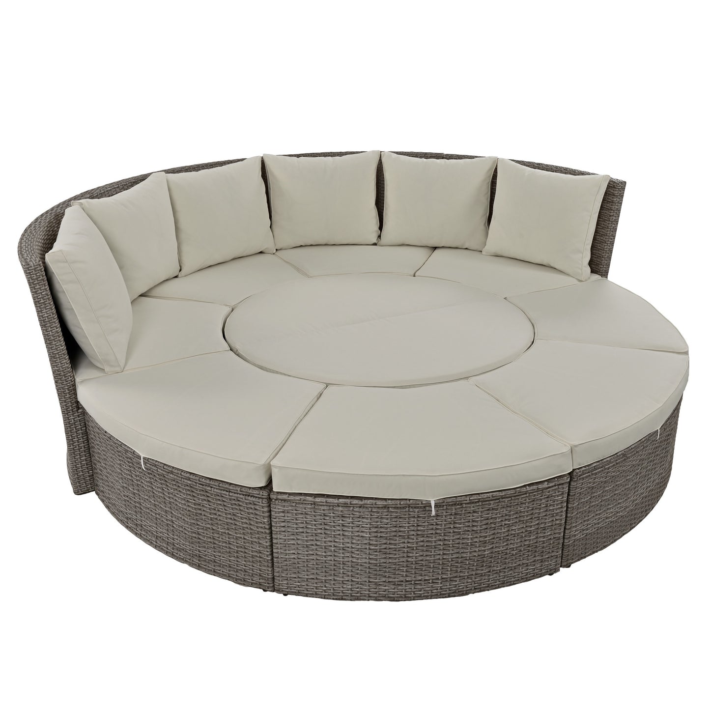 Justo Modern Patio Rattan Daybed