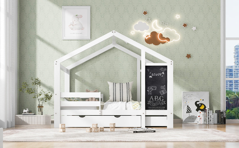 Elmcrest Craftsman Twin House Bed