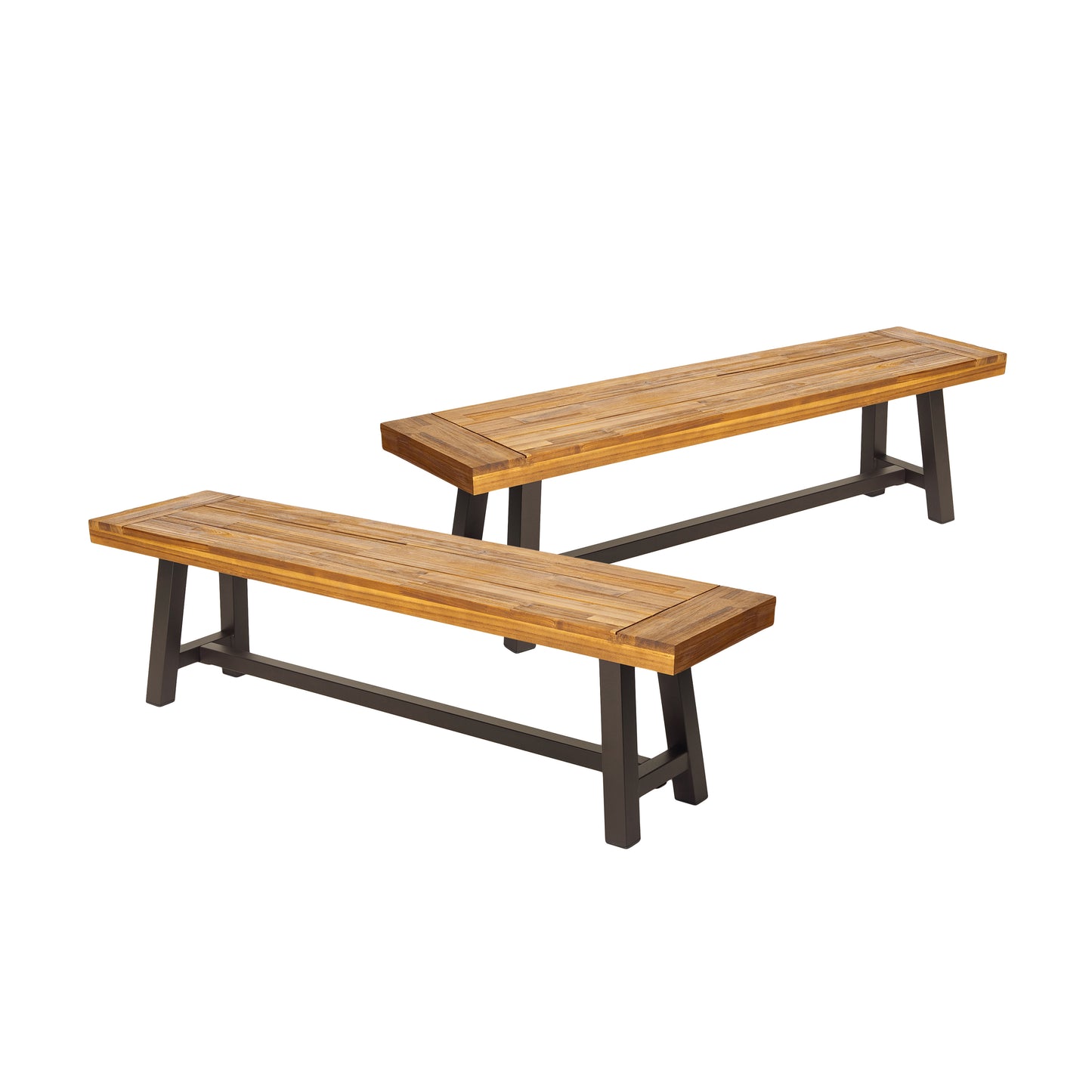Westport Industrial Rustic Outdoor Benches