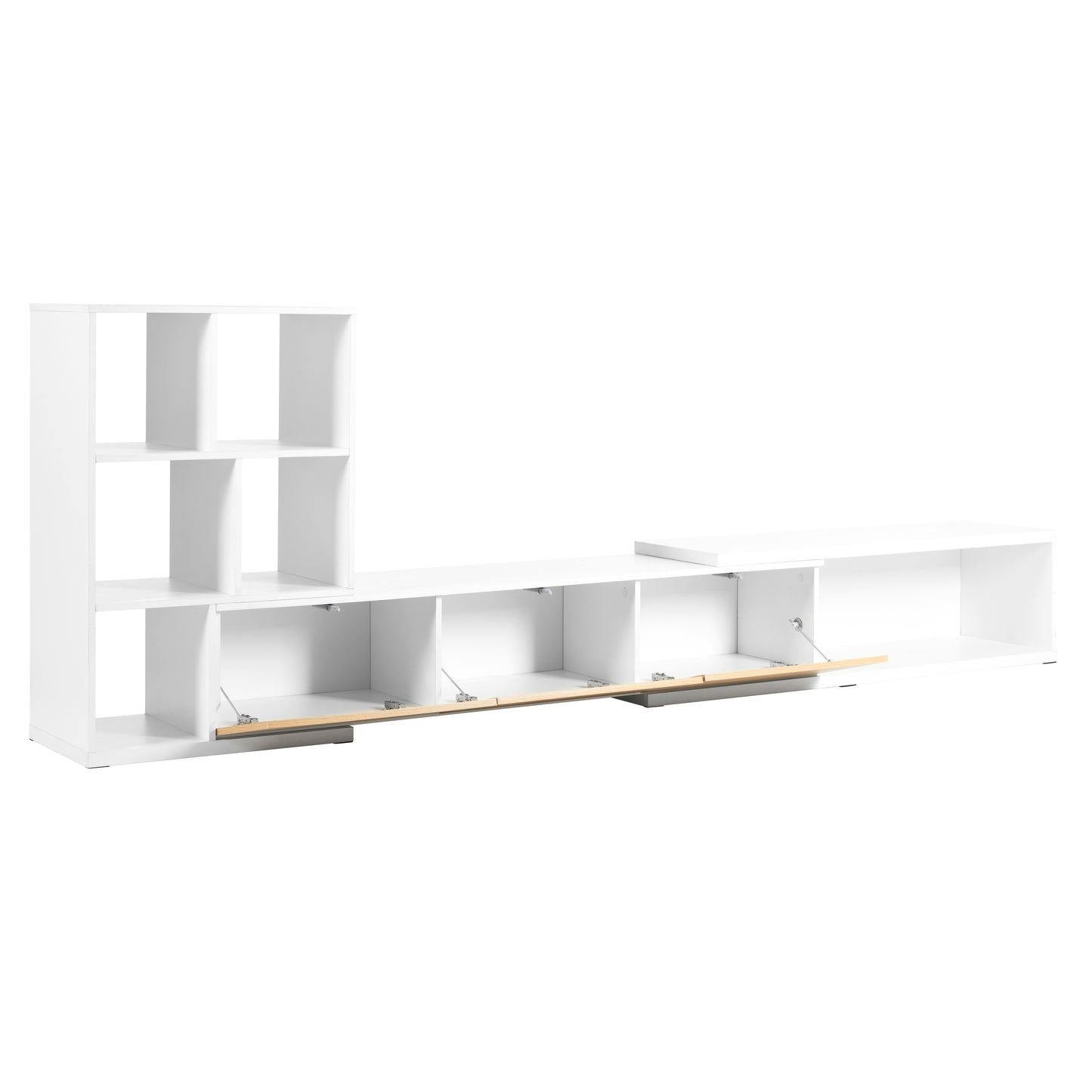 Amity Modern Extendable TV Stand Entertainment Center