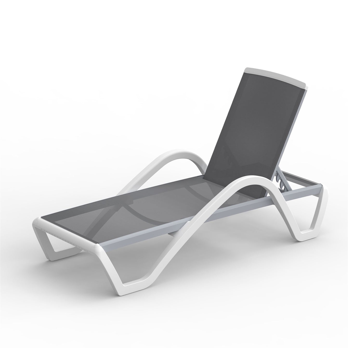 Westport Contemporary Aluminum Pool Lounge Chair