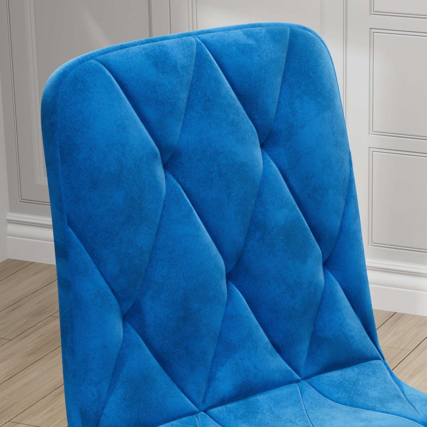 Westport Modern Velvet Upholstered Dining Chairs