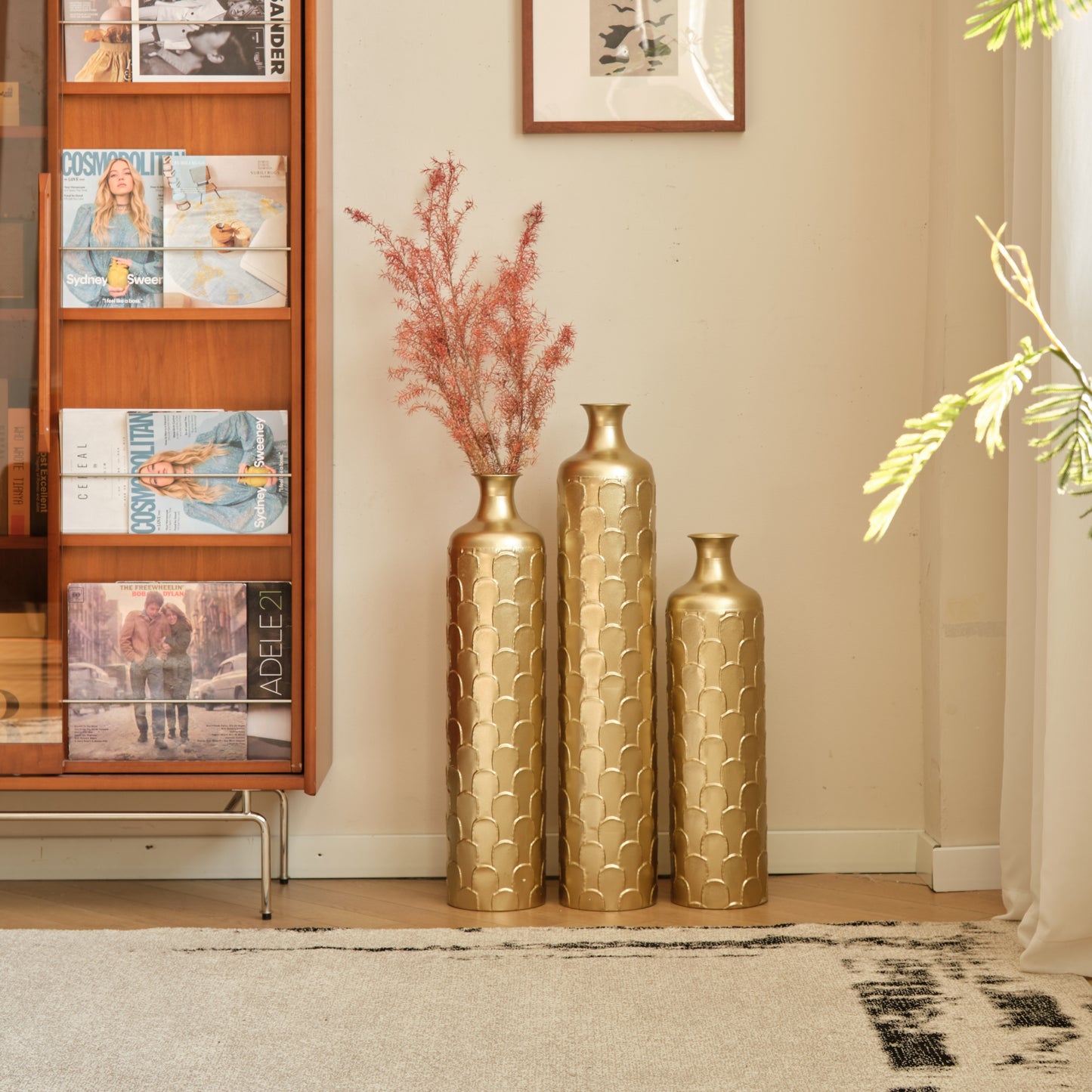 Niles Contemporary Glazed Floor Vases