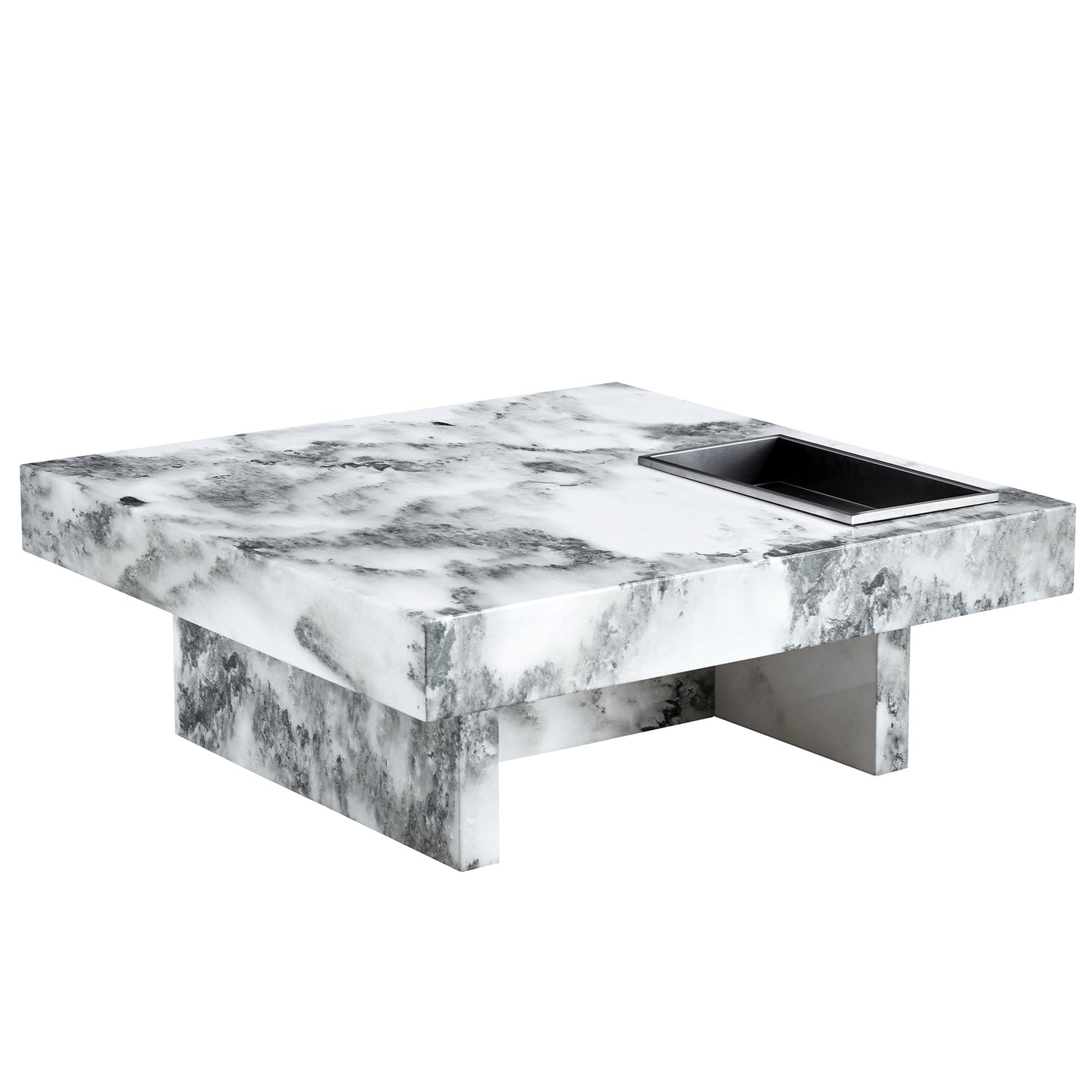 Jiron Modern Fusion Marble Coffee Table