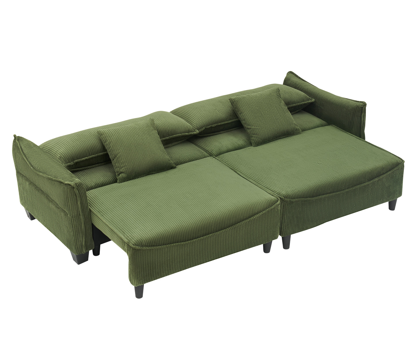Napa Mid-Century Corduroy Sofa Bed
