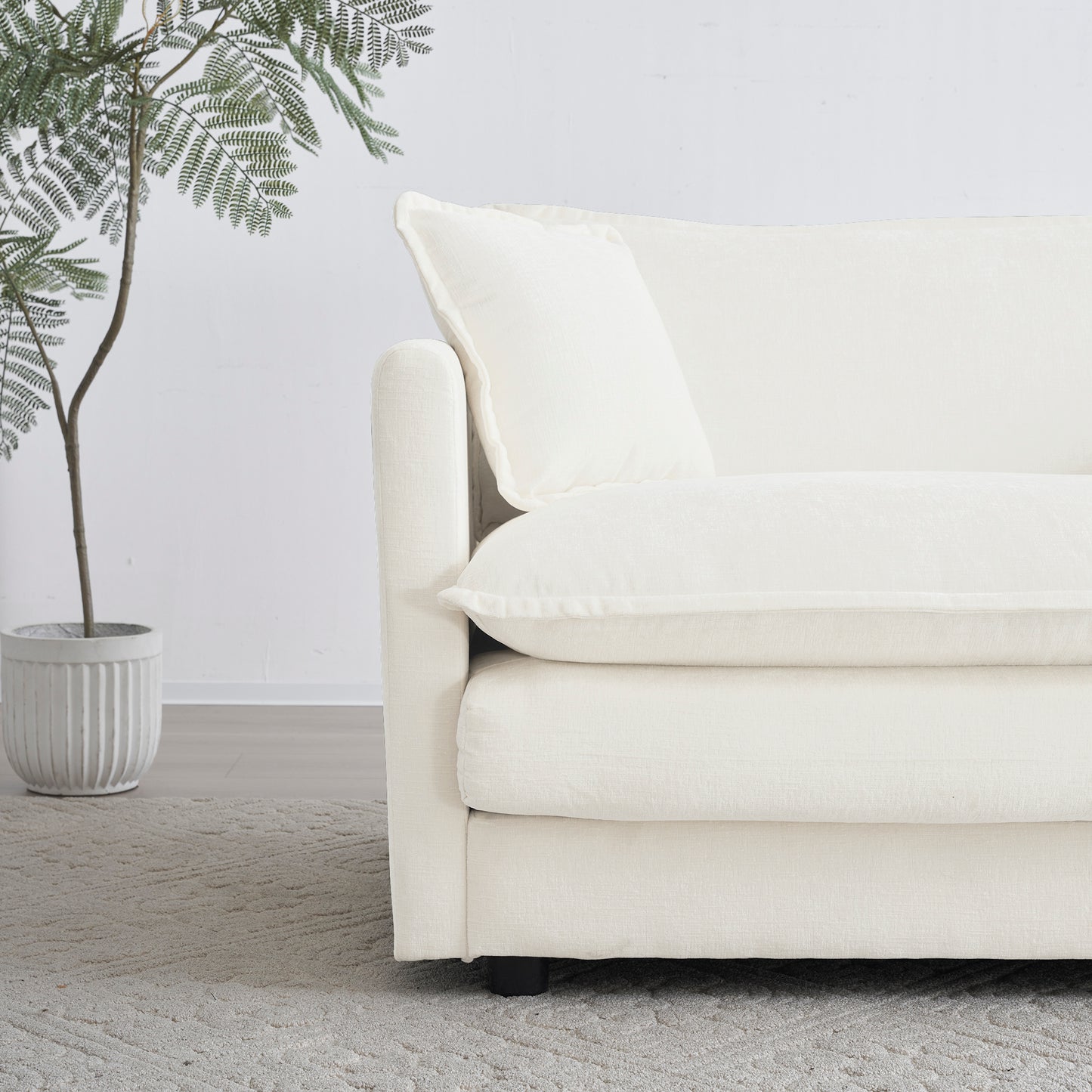 Warmsprings Modern Comfy Chenille Armchair Sofa