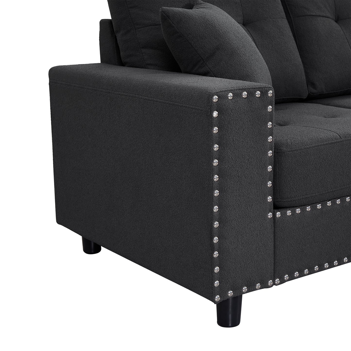 Calista Mid-Century L-Shaped Modular Sofa