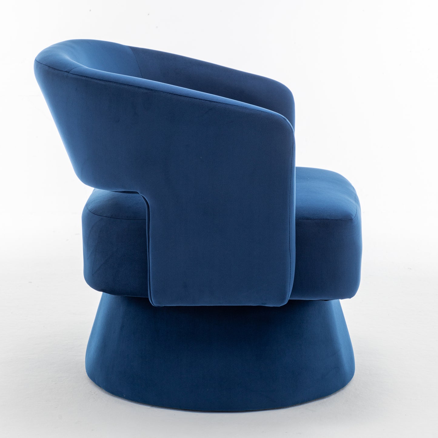 Elmcrest Traditional Velvet Swivel Accent Chair