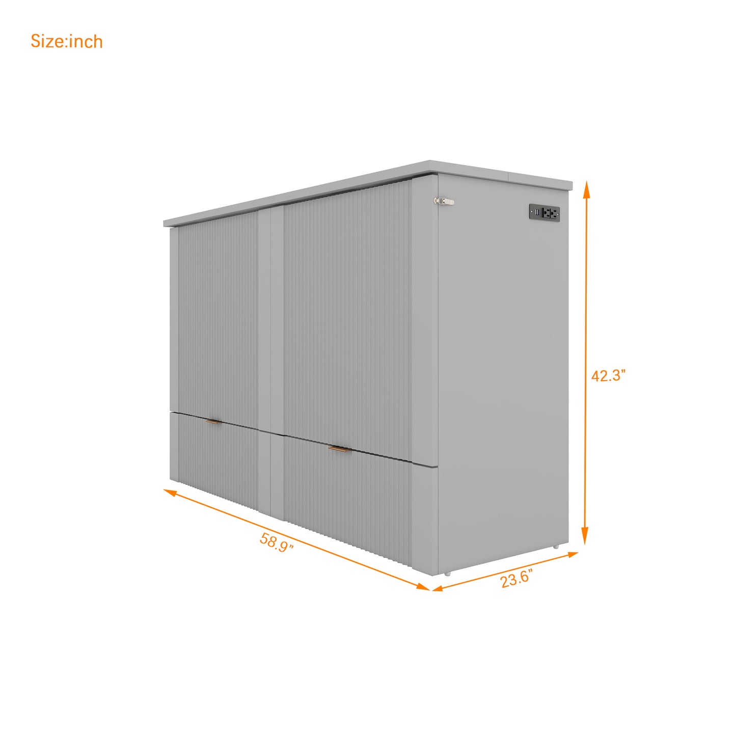 Marcel Modern Bed Drawer Combo