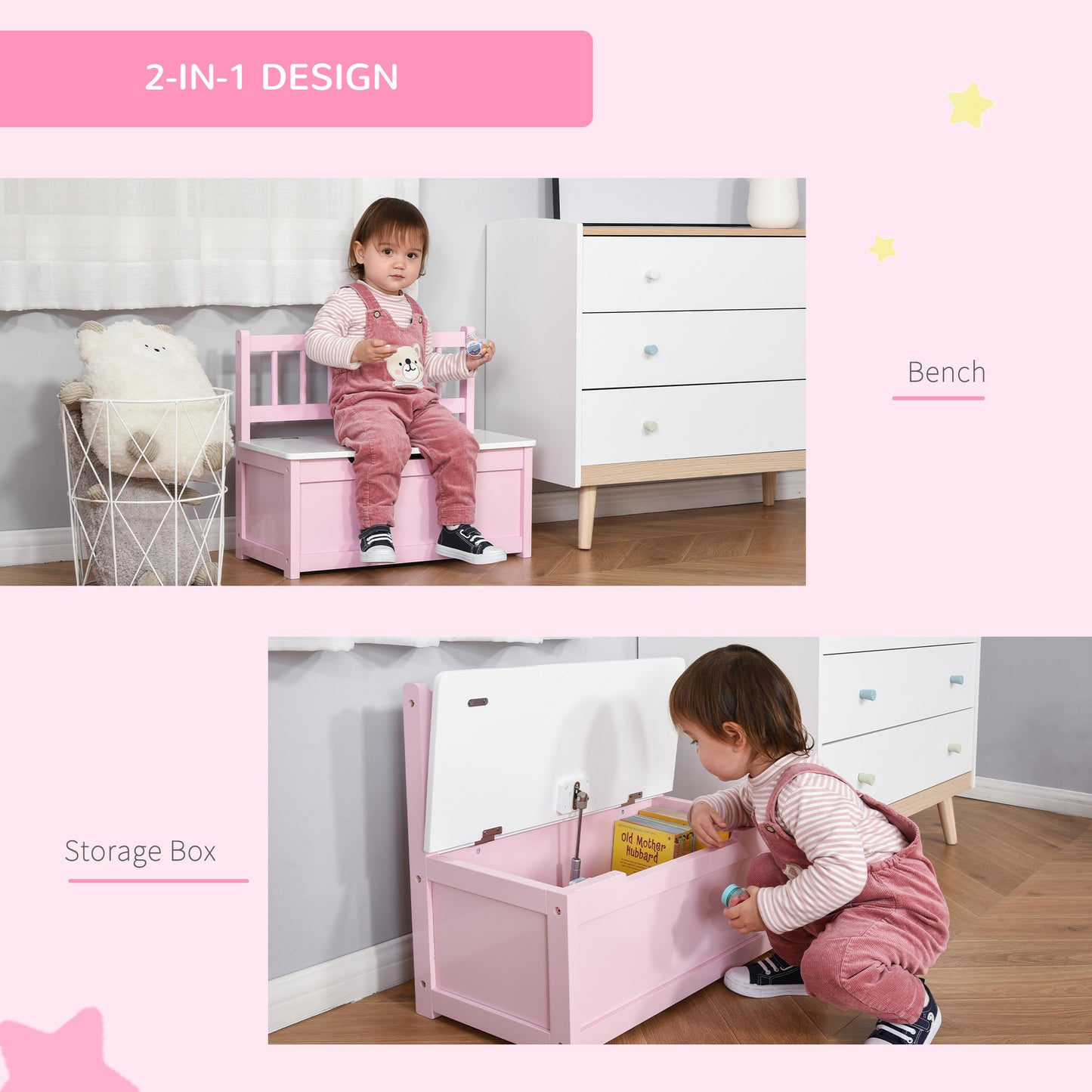 Lula Traditional Toddler Toy Storage