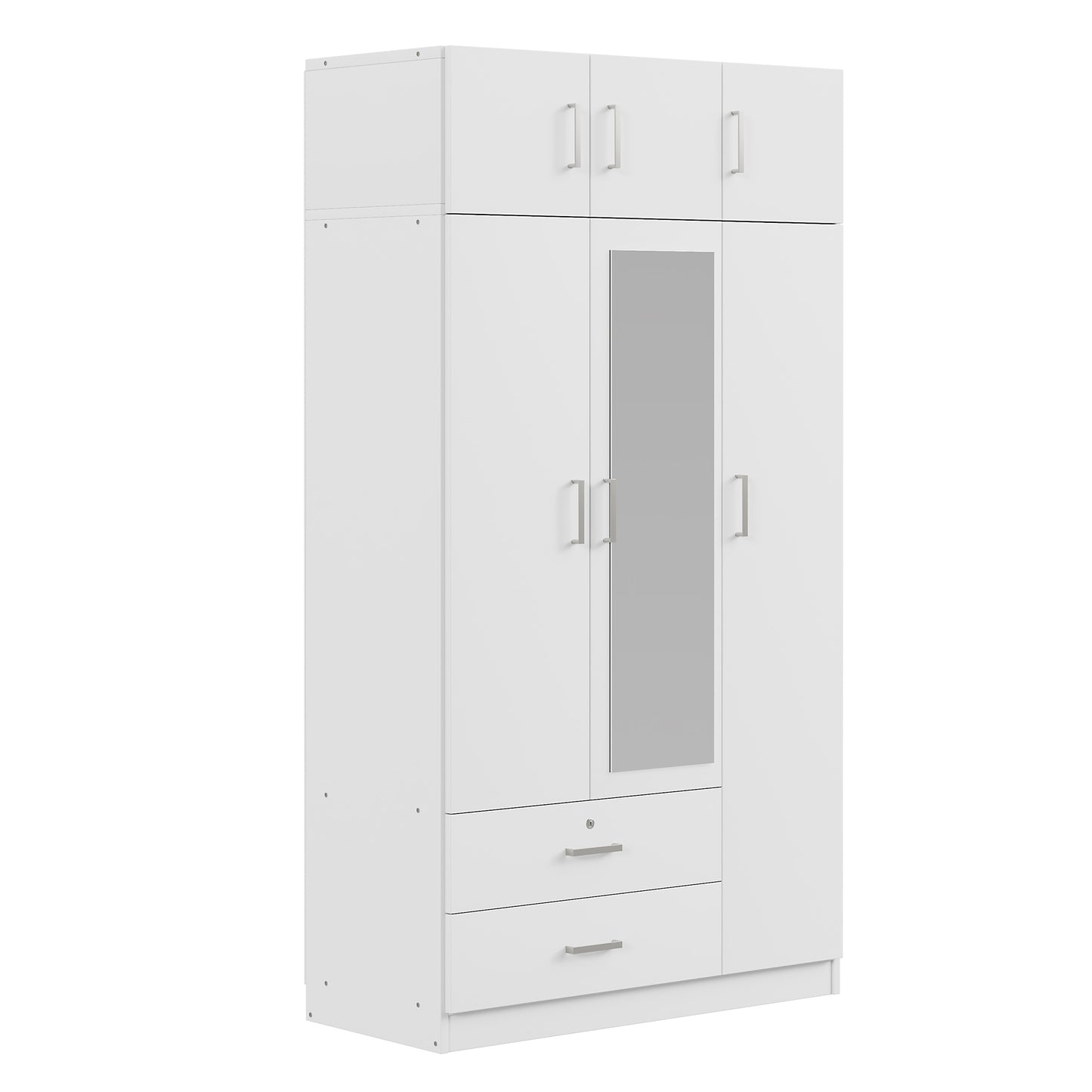 Elmcrest Contemporary Classic Mirror Wardrobe