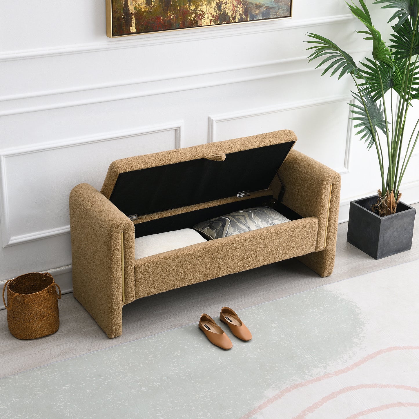 Mission Modern Simple Storage Bench