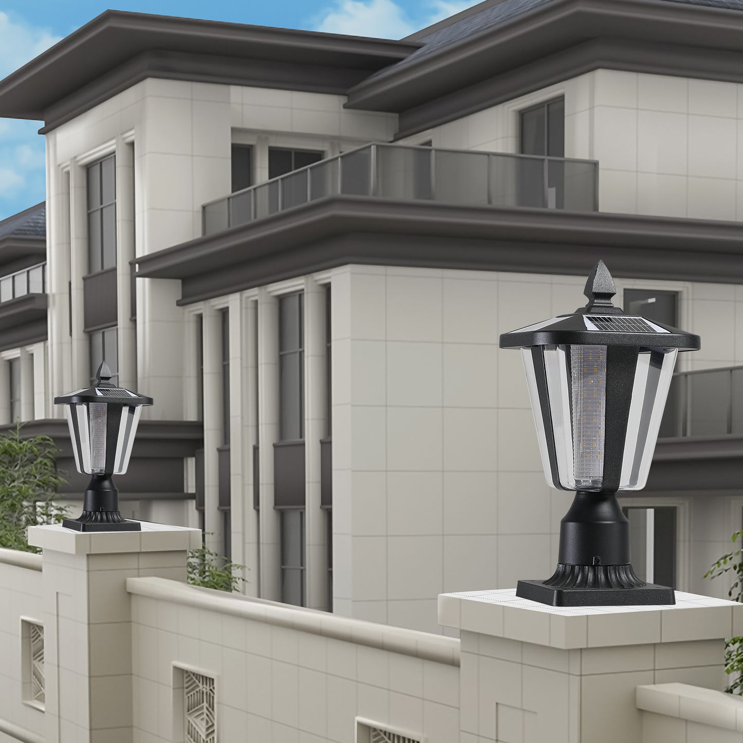 Justo Modern Solar Dimmable LED Lights
