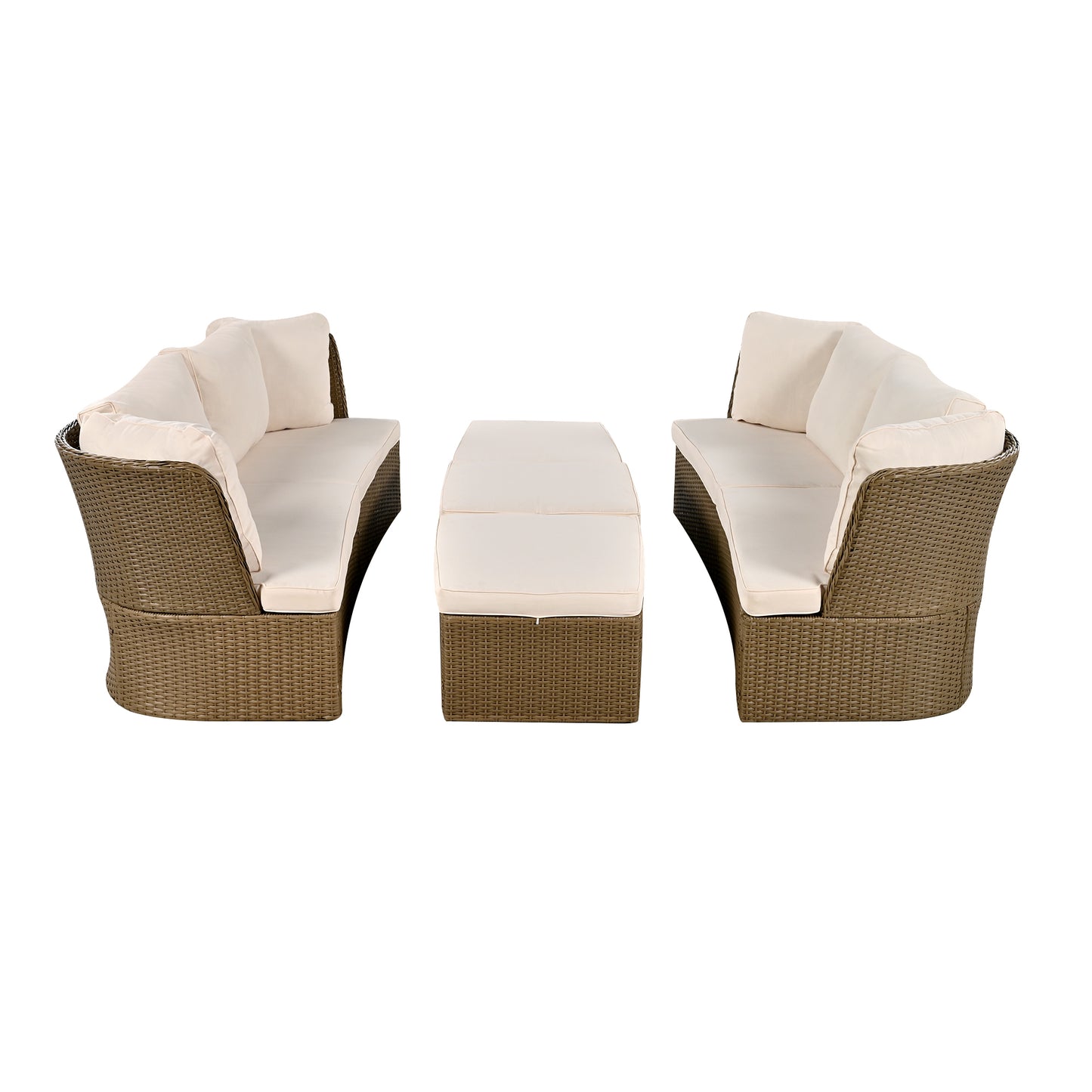 Jiron Contemporary Wicker Patio Set