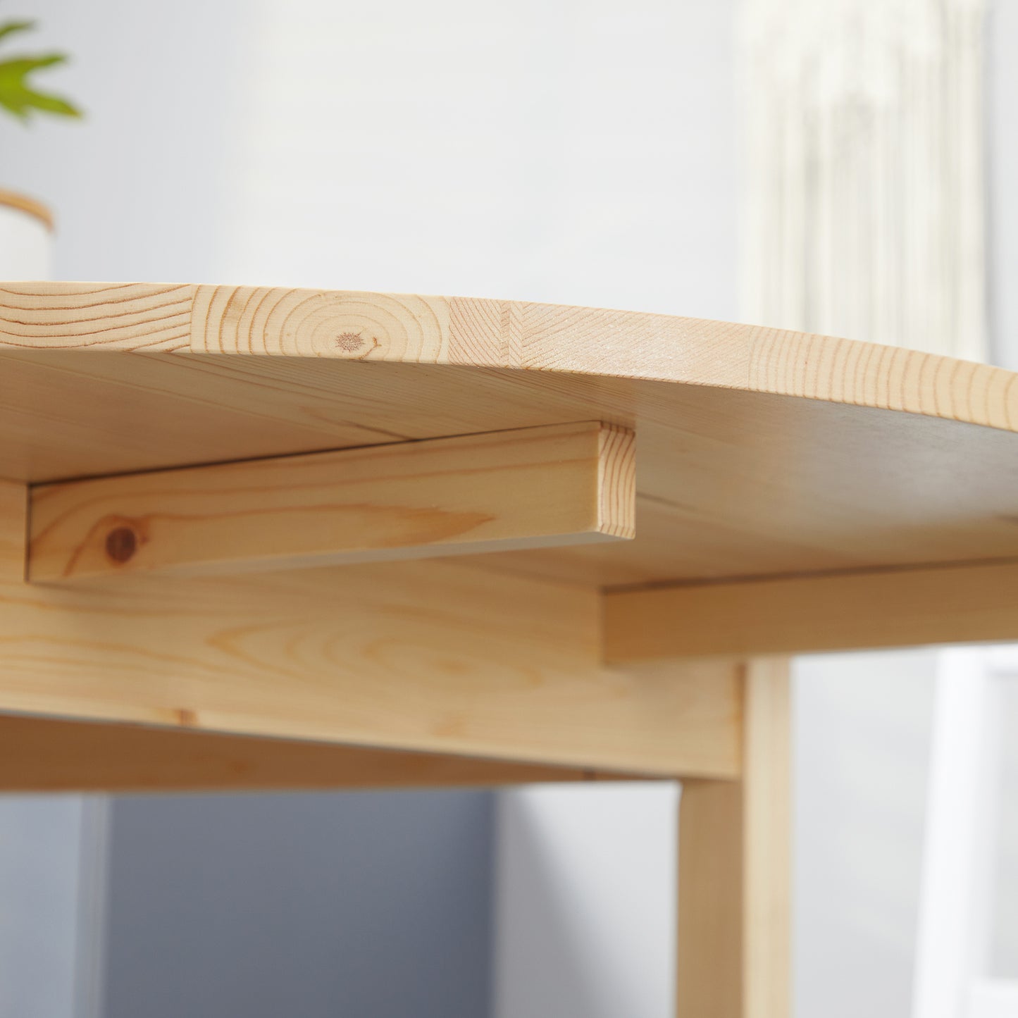 Calista Craftsman Natural Solid Drop Table