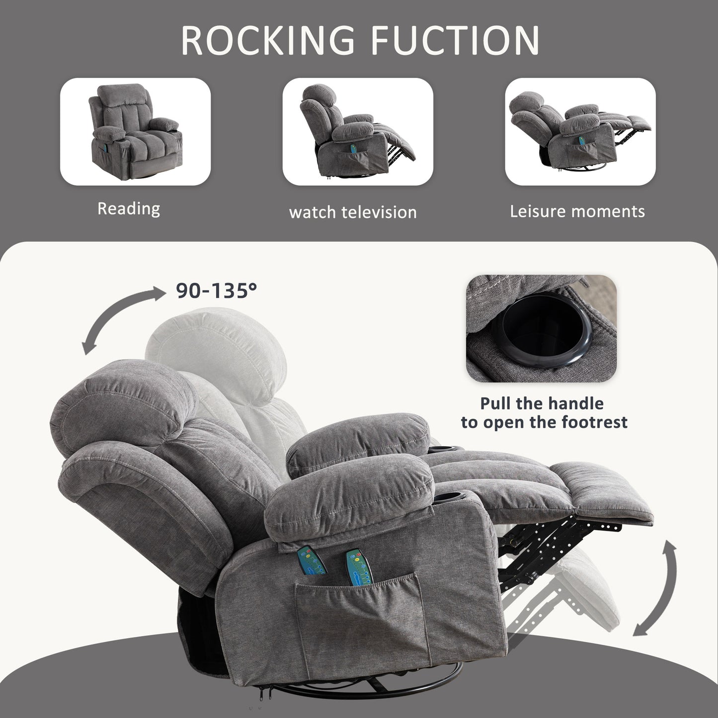 Fitch Modern Massage Heated Cup Holders