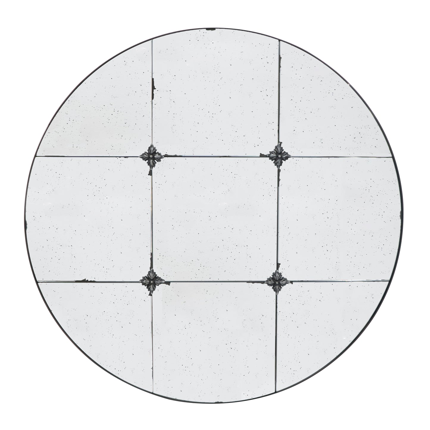 Silverleaf Traditional Antique Glass Wall Mirror