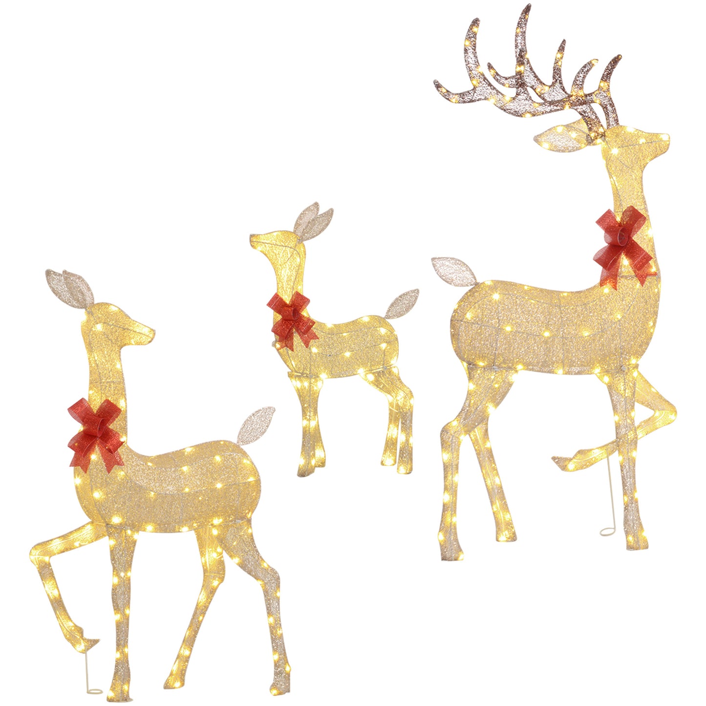 Cleo Contemporary Lighted Christmas Deer