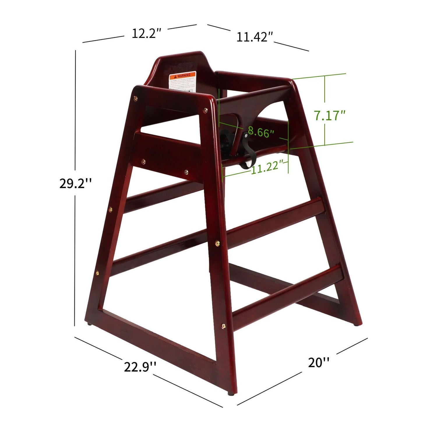 Fitch Modern Wooden Baby Booster Chair