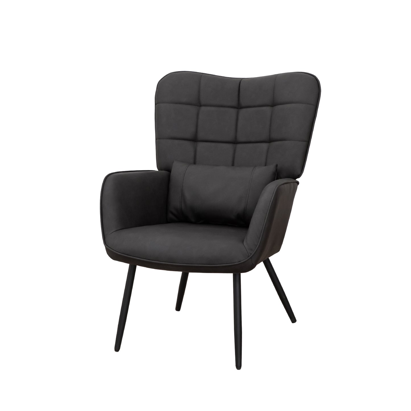 Calista Mid-Century Padded Accent Chair