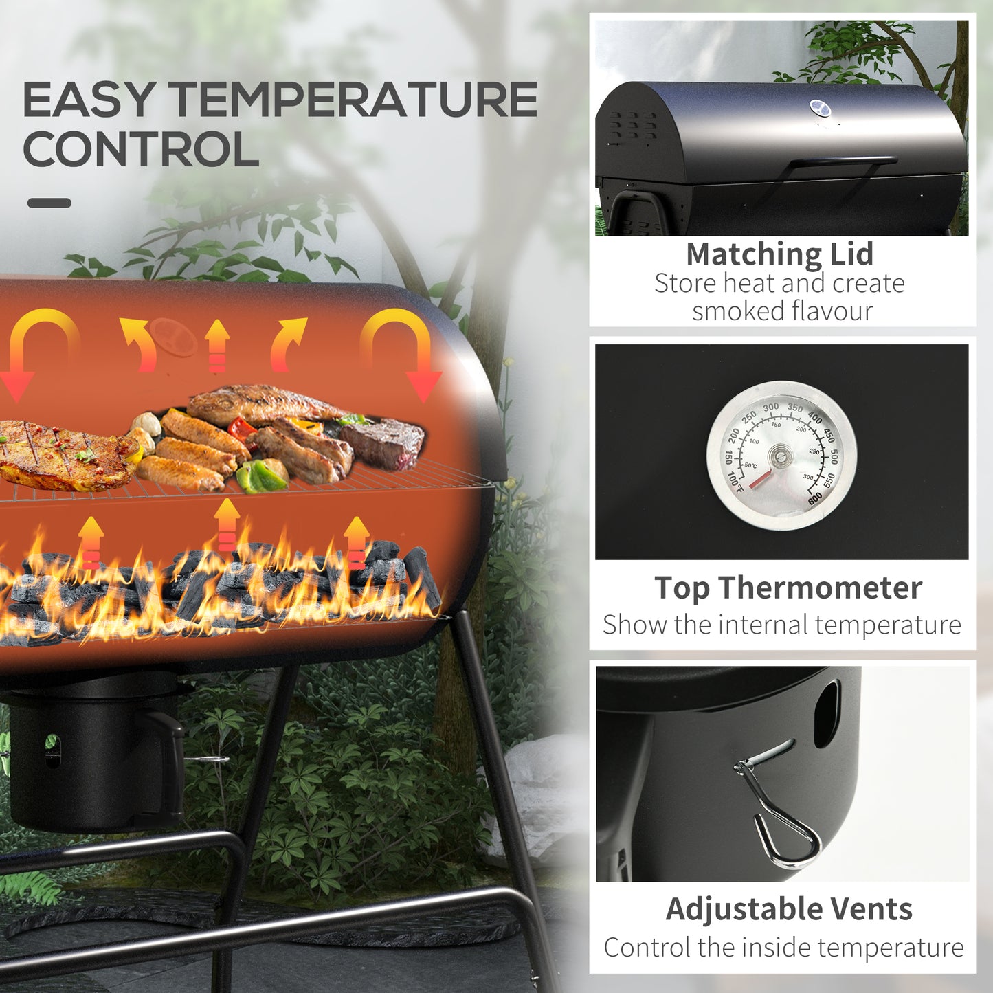 Lula Industrial Outsunny BBQ Grill