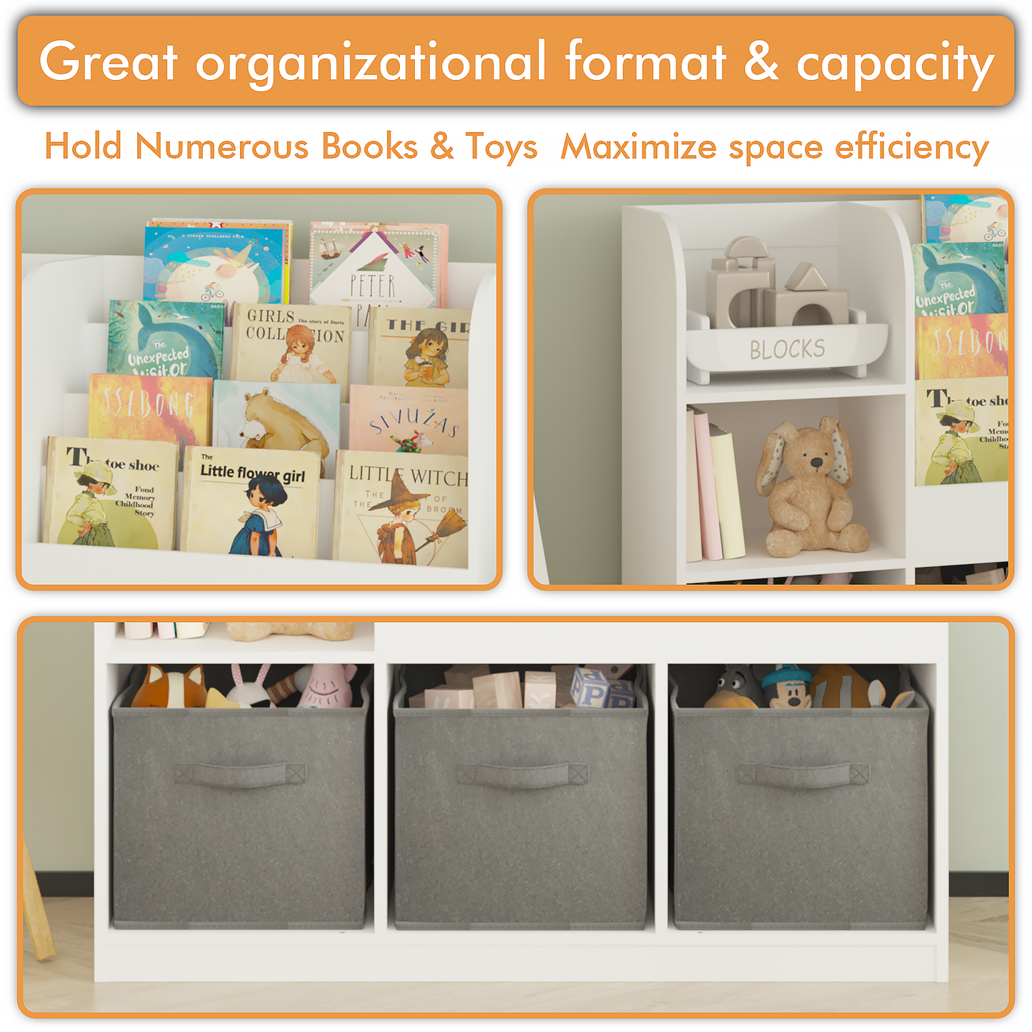 Marcel Modern Multifunctional Storage Bookcase