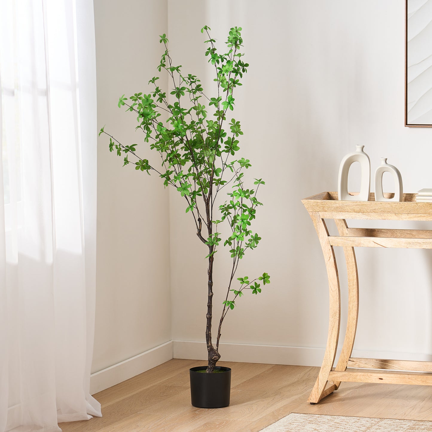 Bartholomew Modern Leaf Artificial Tree