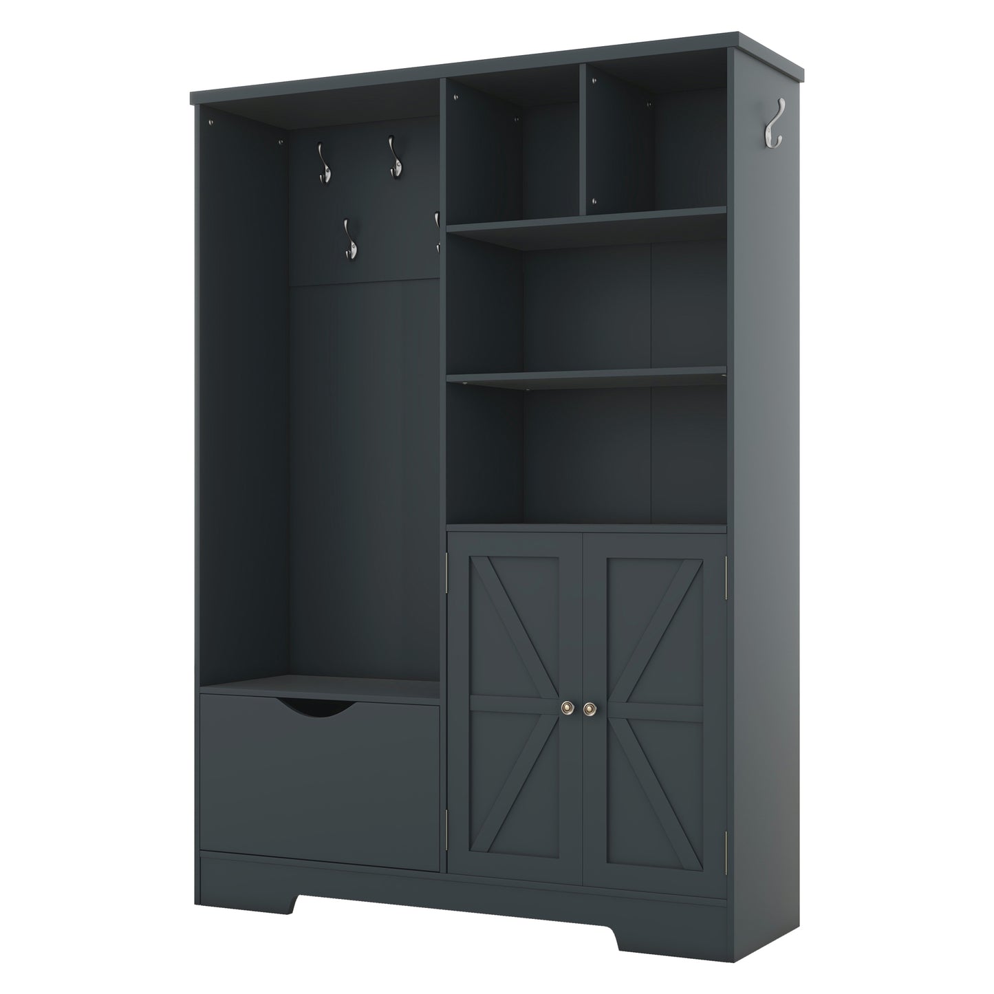 Calista Modern Elegant Storage Coat Rack