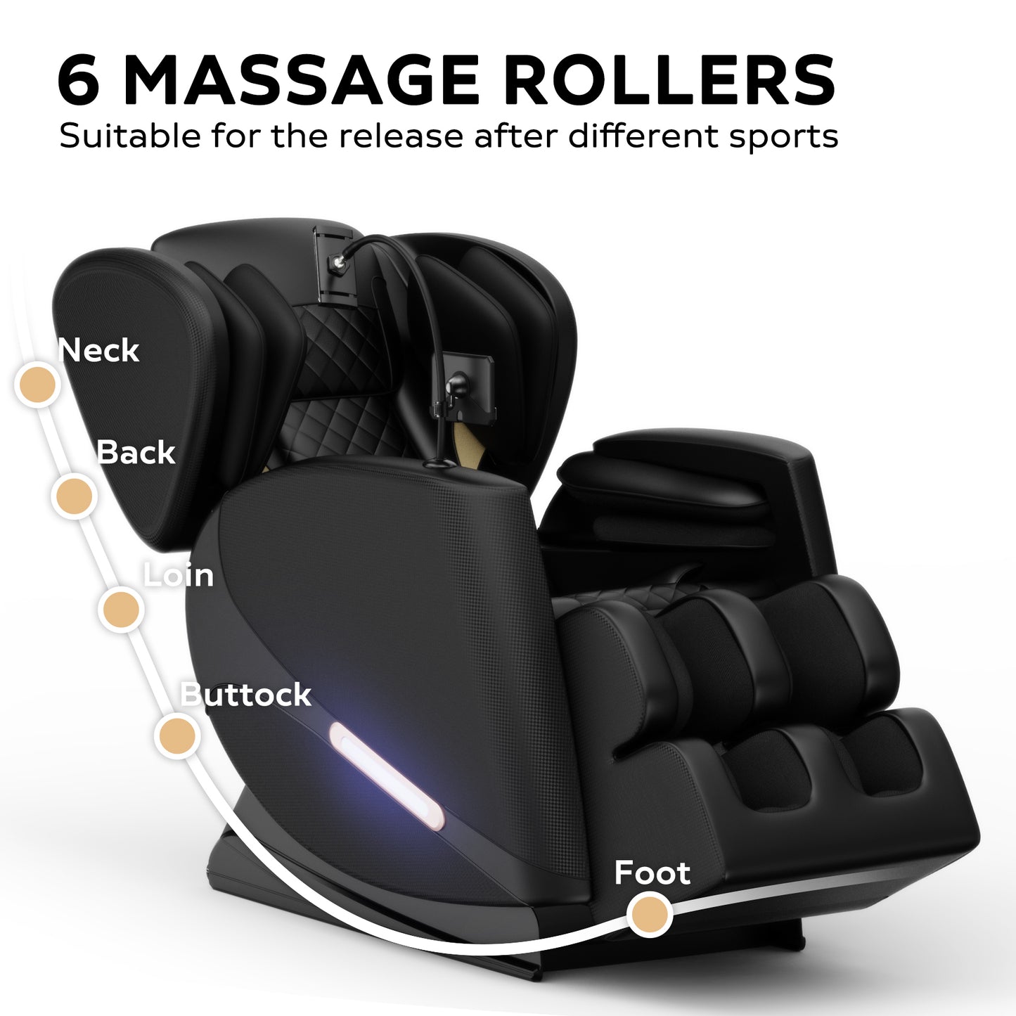 Bartholomew Modern Zero Gravity Massage Chair