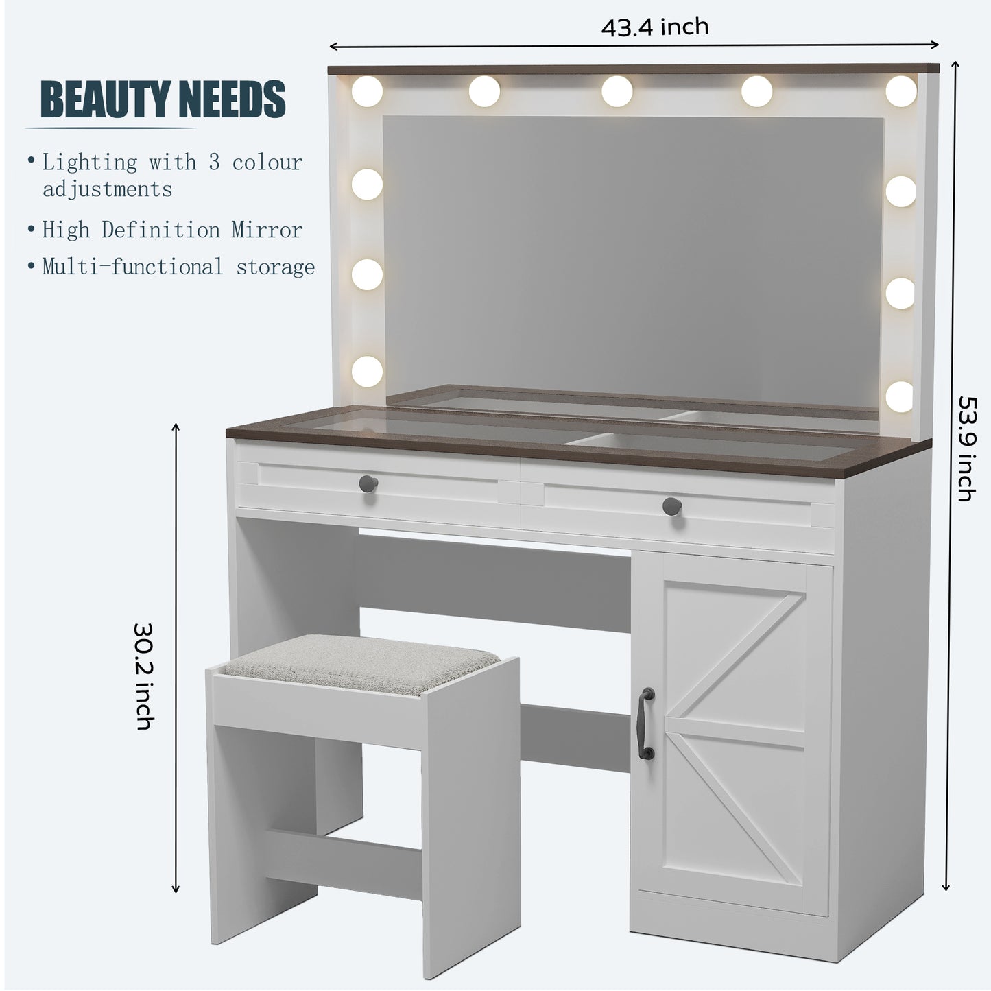 Emery Craftsman Classic Vanity Table
