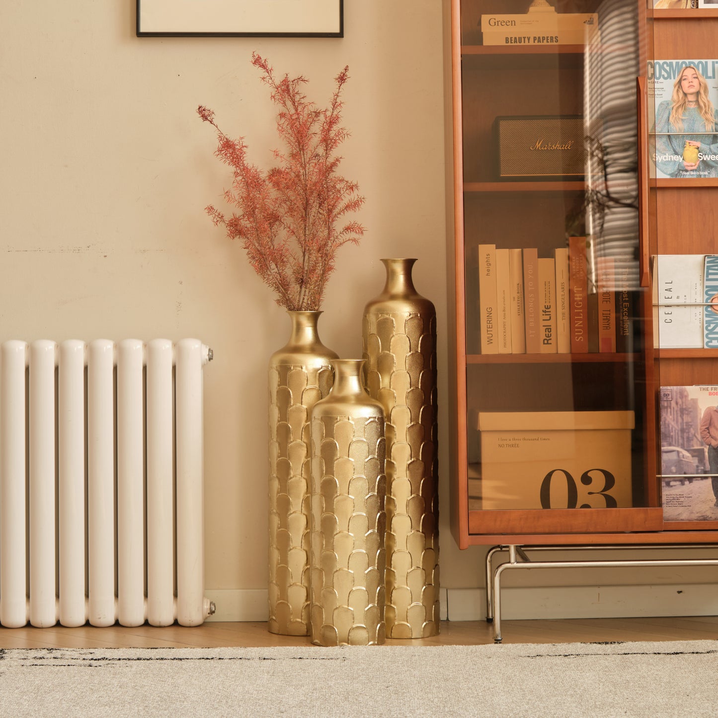 Niles Contemporary Glazed Floor Vases