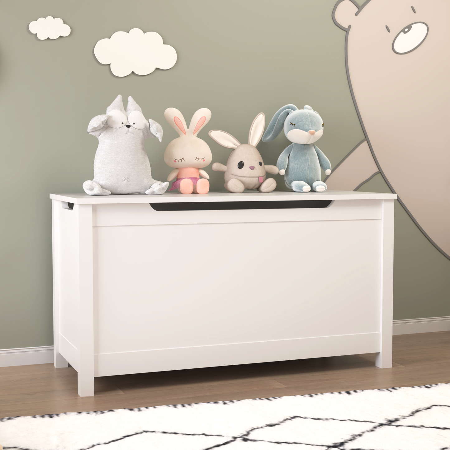 Sonoma Craftsman Wooden Toy Box Storage