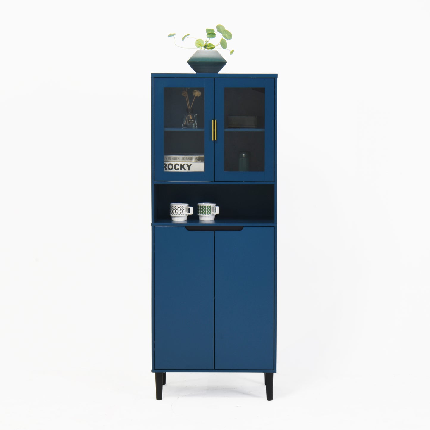 Irvington Contemporary Storage Bookcase
