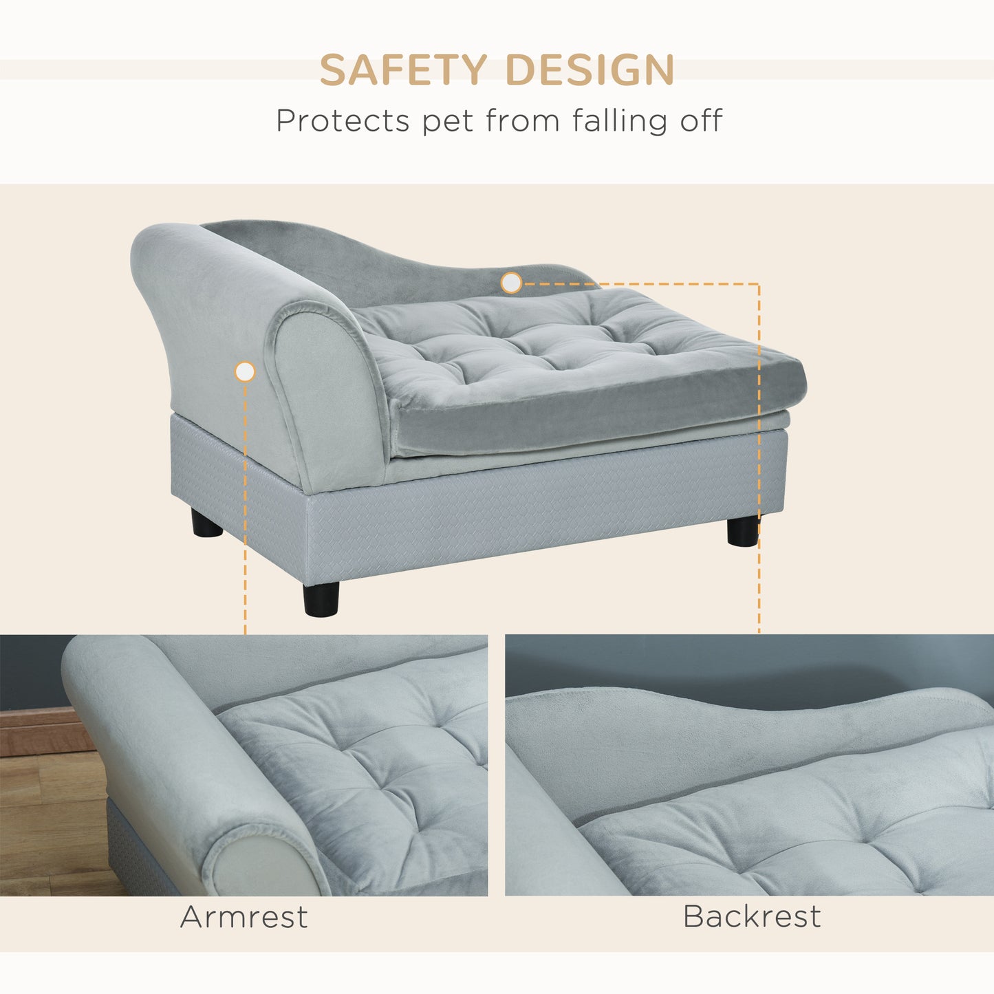 Somerset Modern Dog Sofa