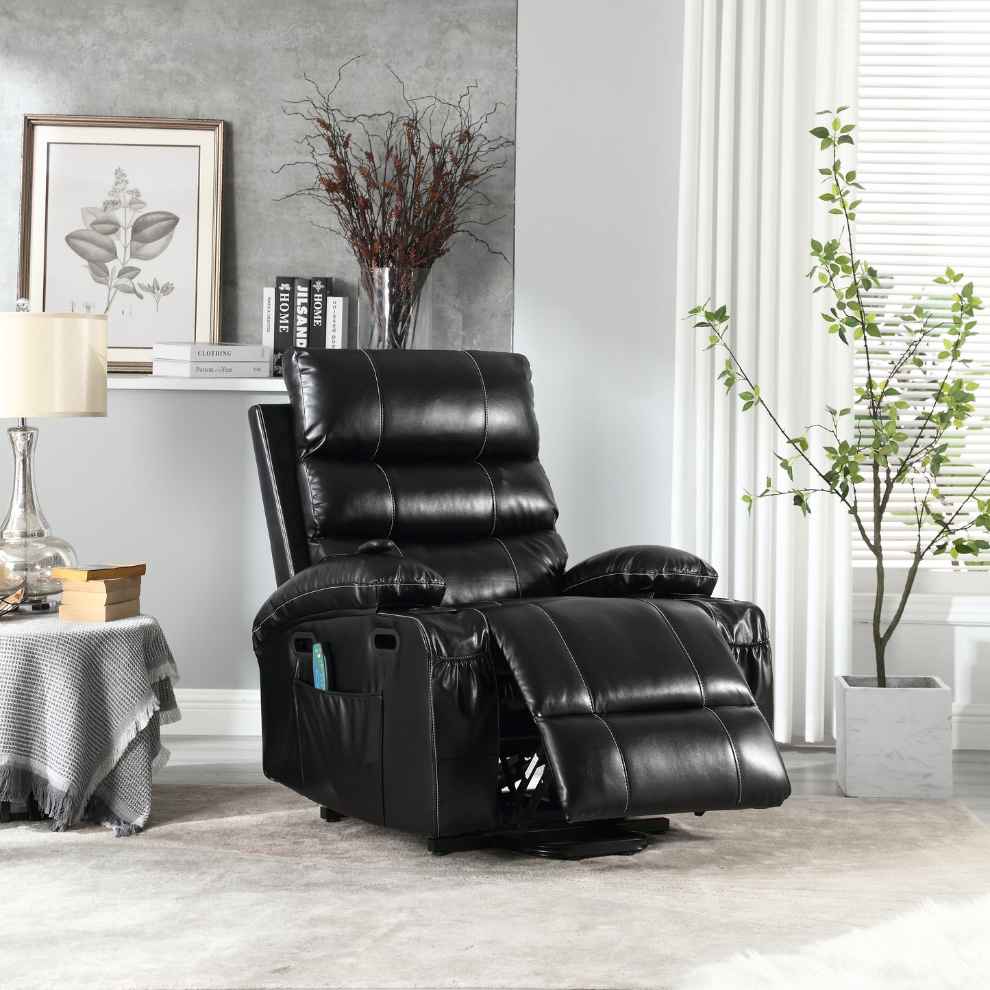 Kingsly Modern Electric Lift Recliner Sofa