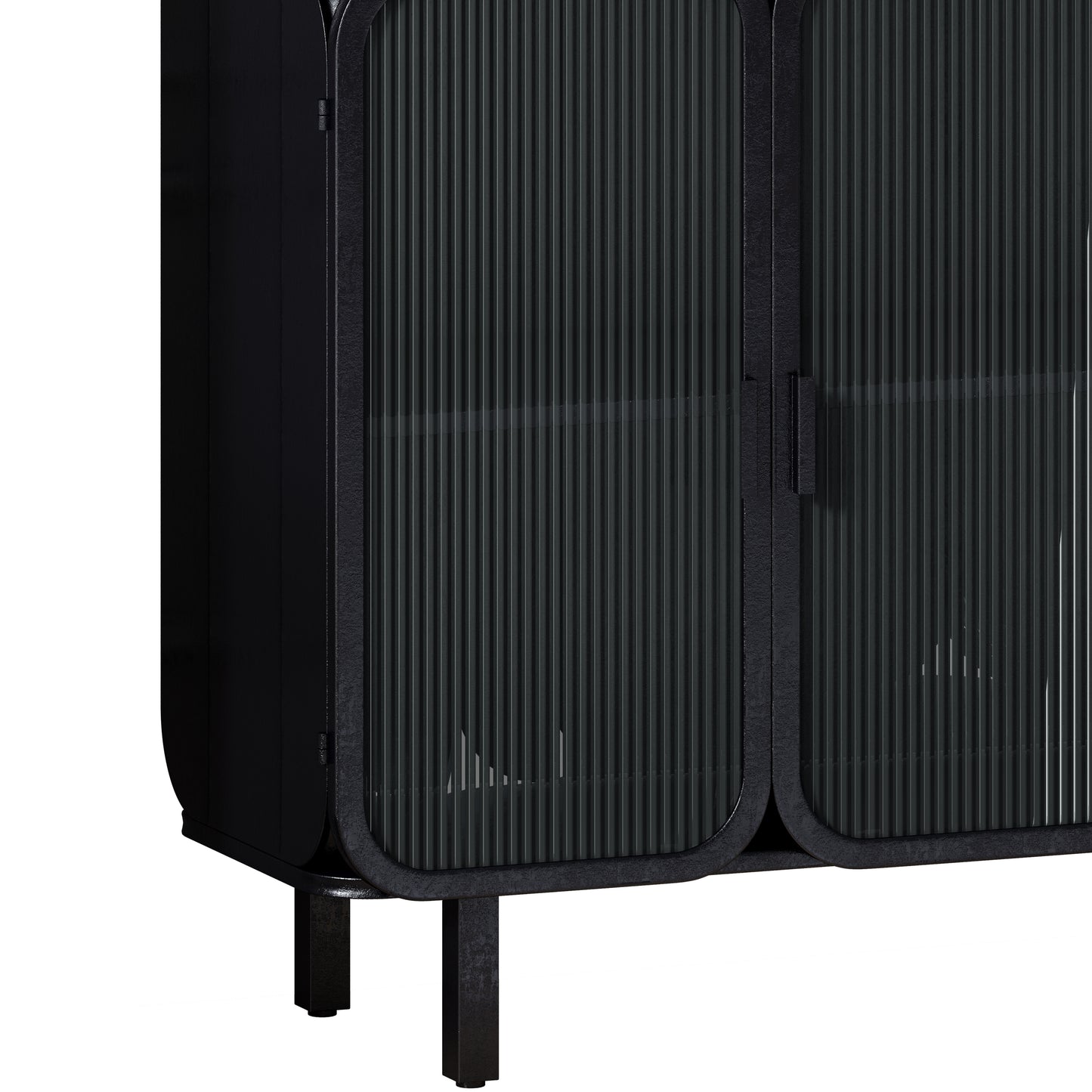 Sonoma Modern Glass Storage Cabinet