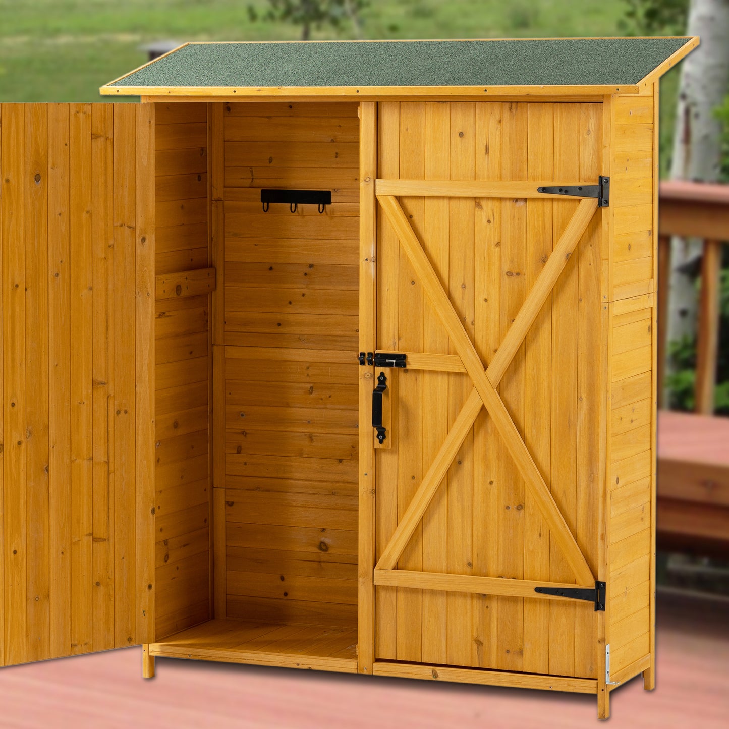 Luz Craftsman Outdoor Storage Shed