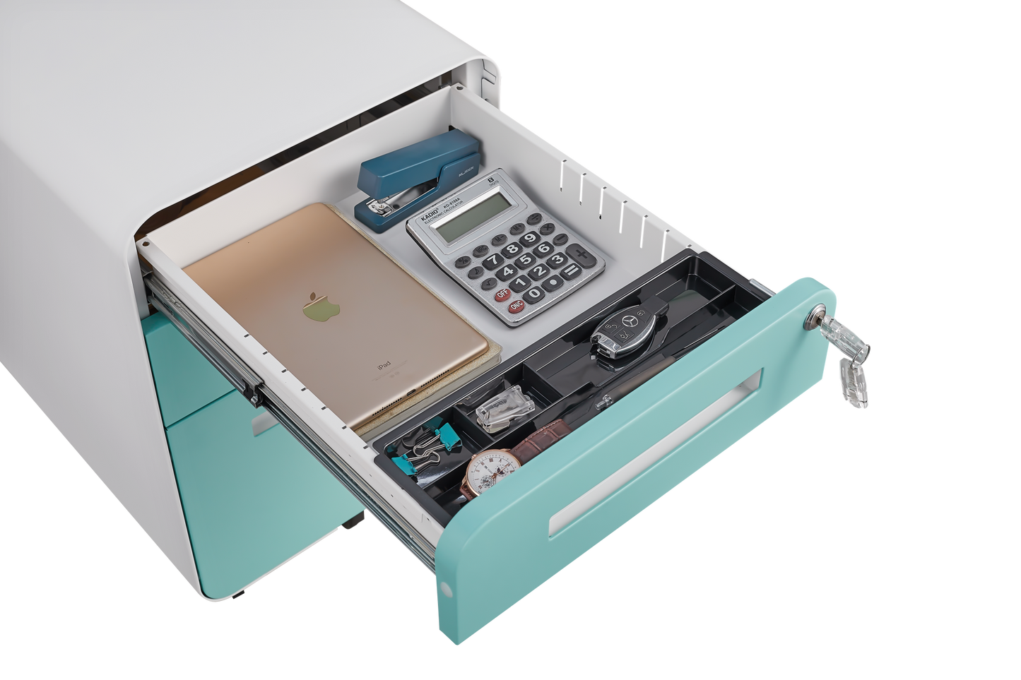 Mission Modern Mobile File Storage Cabinet