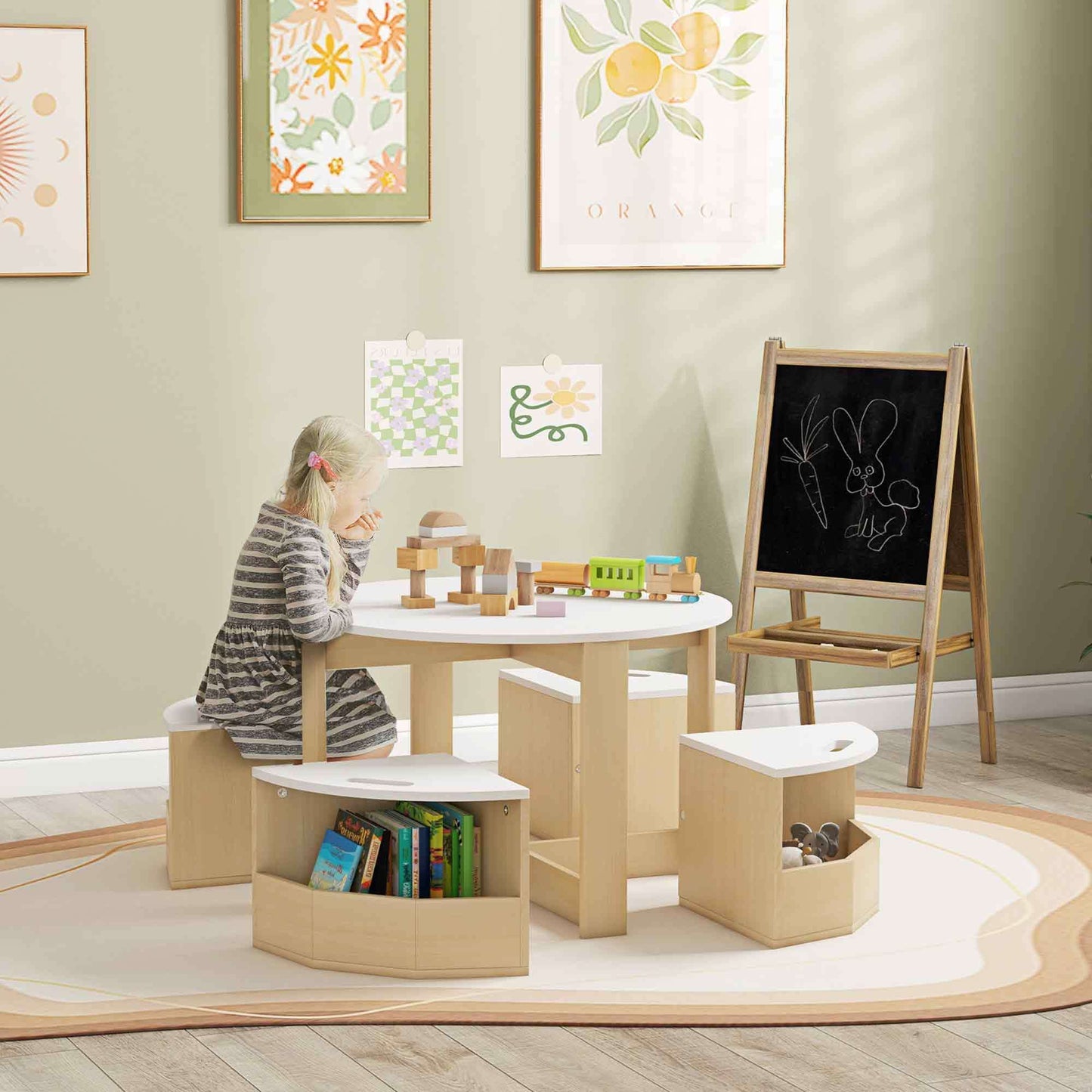 Bartholomew Contemporary Velvet Toddler Play Set