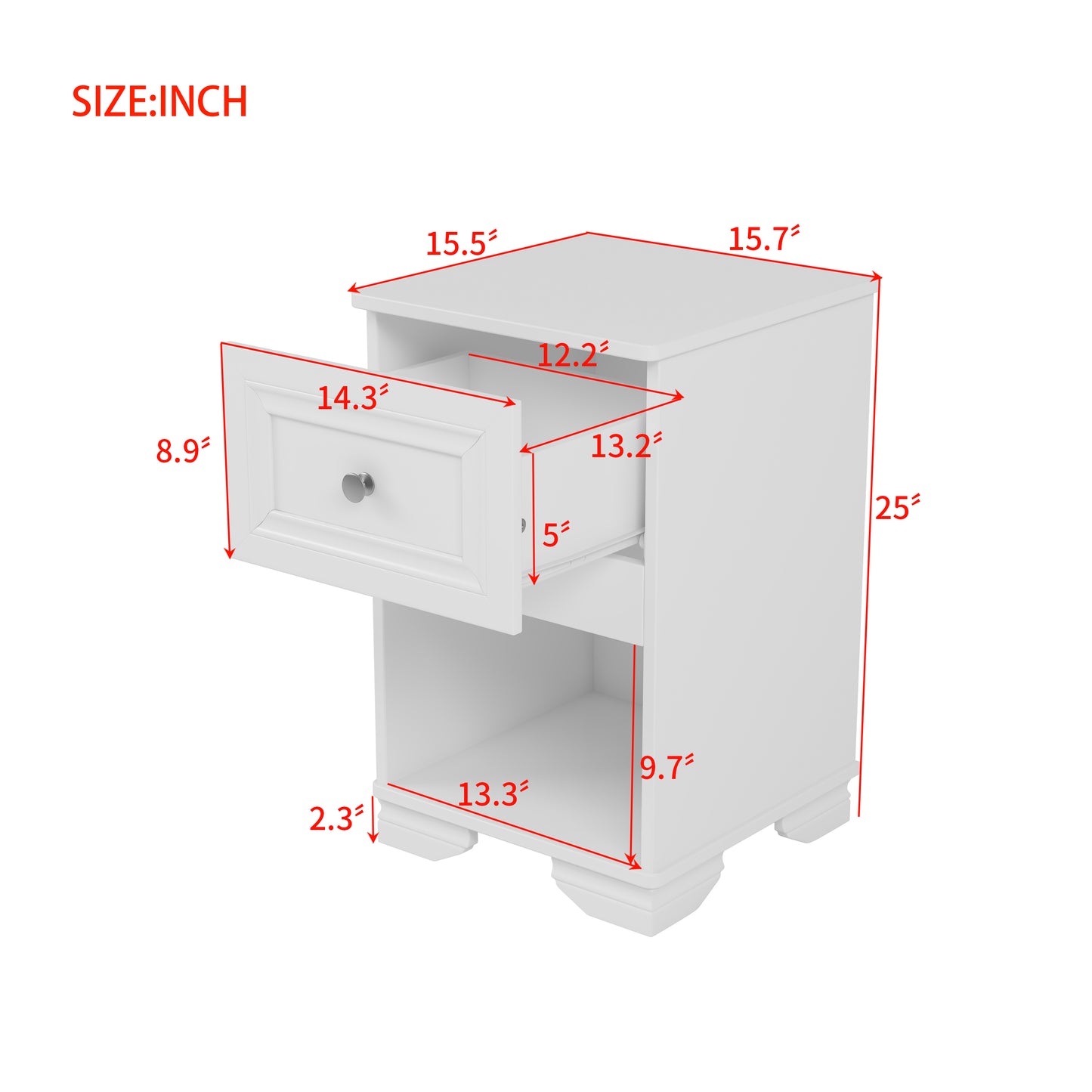 Lula Modern Nightstand Table
