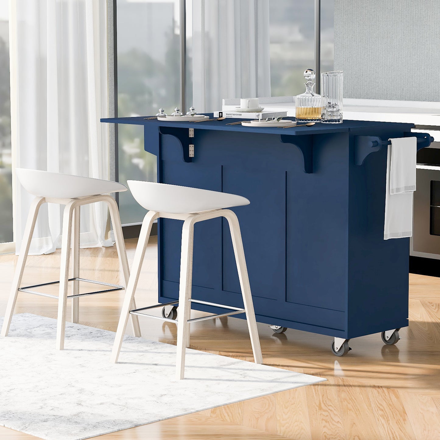 Eda Modern Classic Kitchen Island