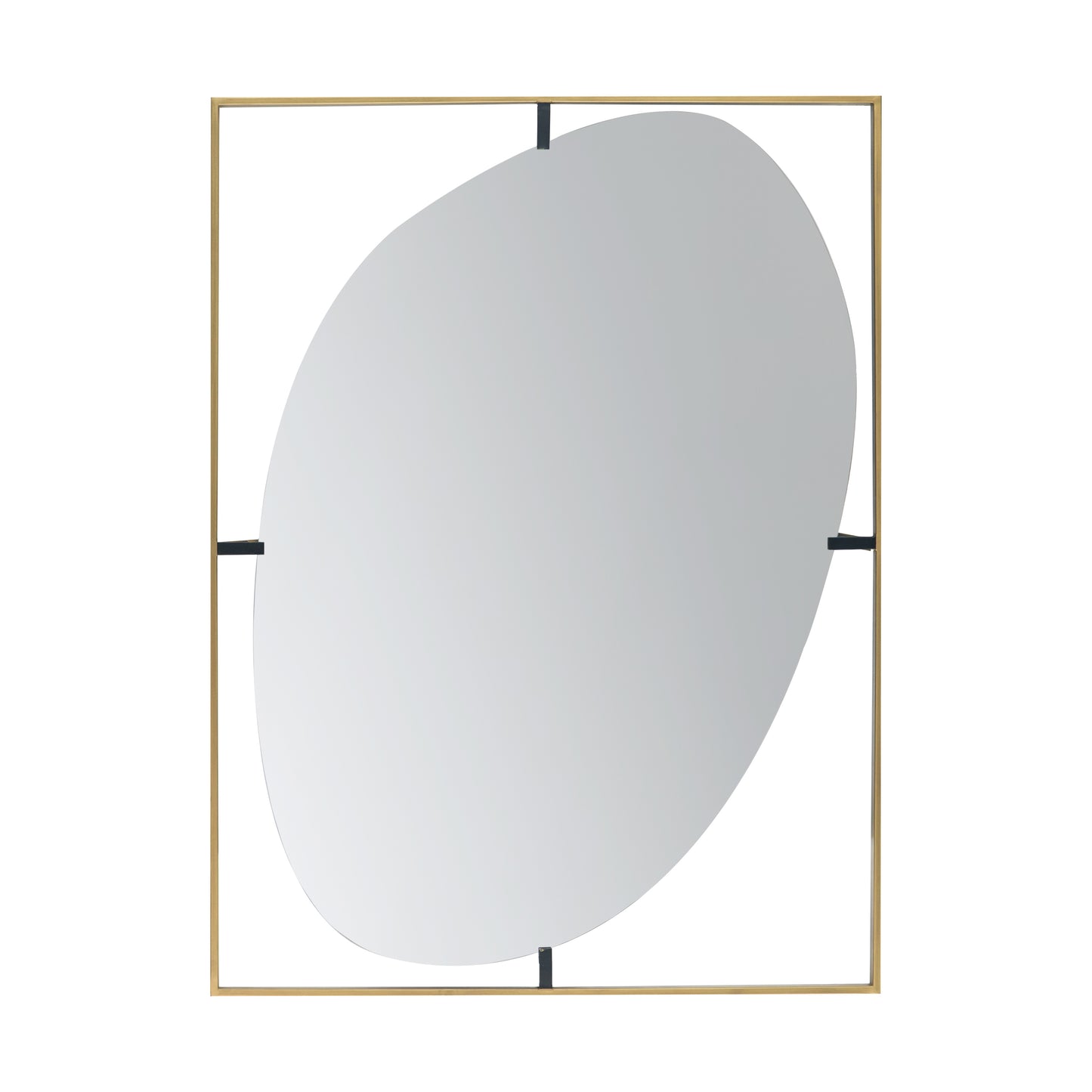 Ghivi Contemporary Poppy Framed Mirror