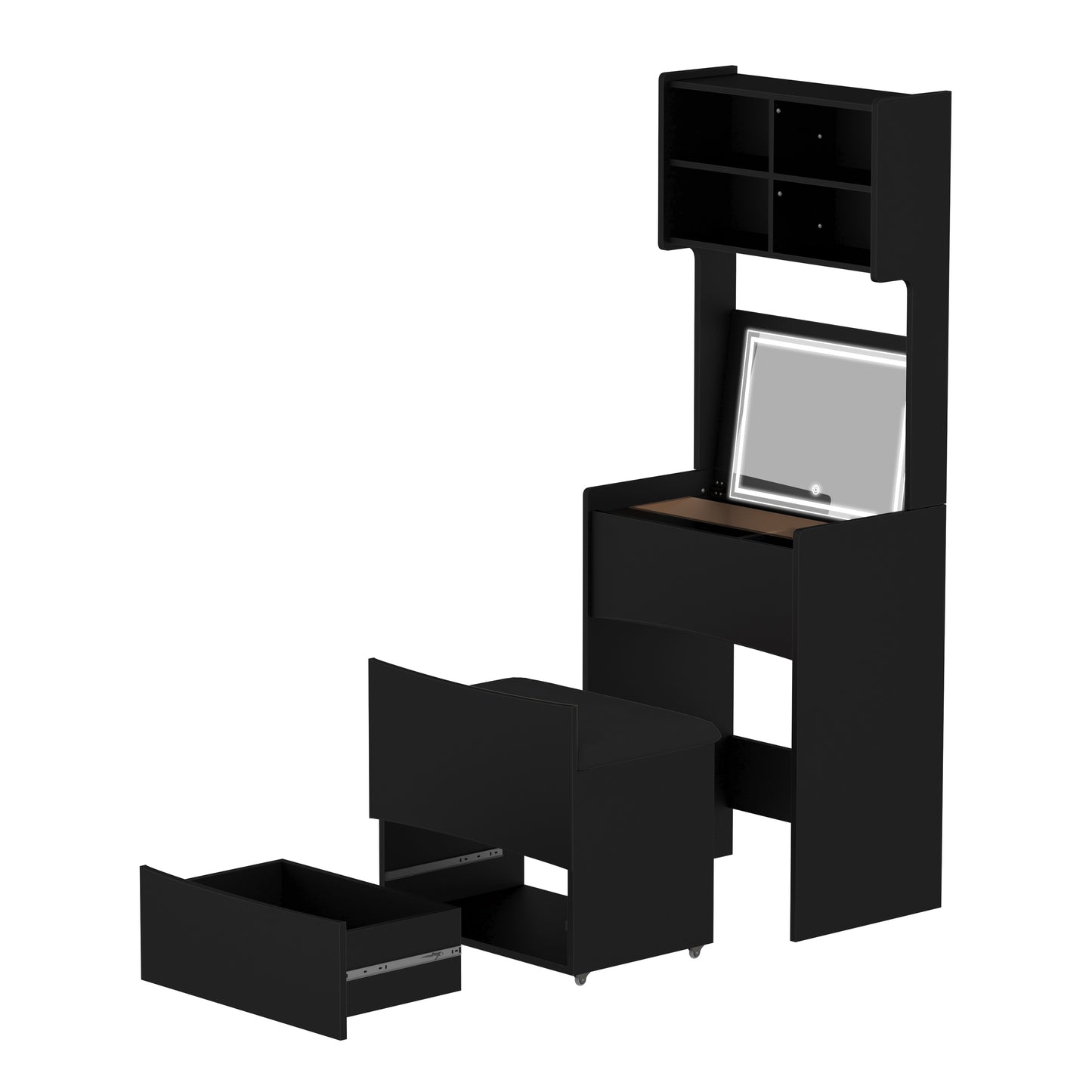 Irvington Contemporary Velvet Dressing Table