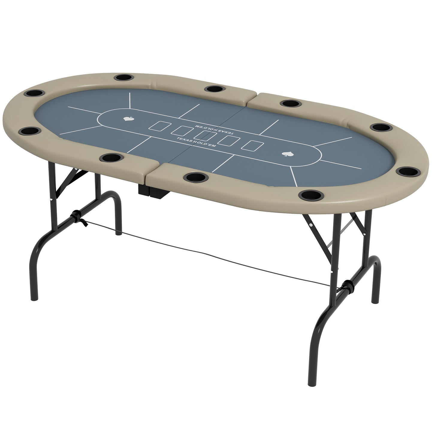 Mission Contemporary Foldable Poker Table