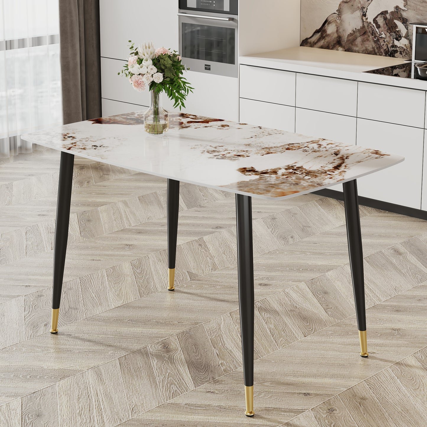 Bartholomew Modern Lunar Dining Table