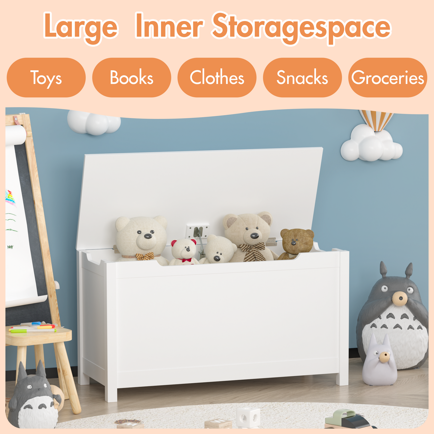Sonoma Craftsman Wooden Toy Box Storage