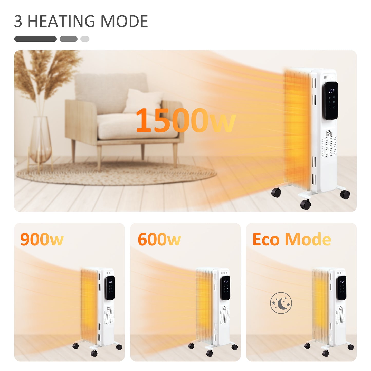 Emery Modern Classic Freestanding Space Heater
