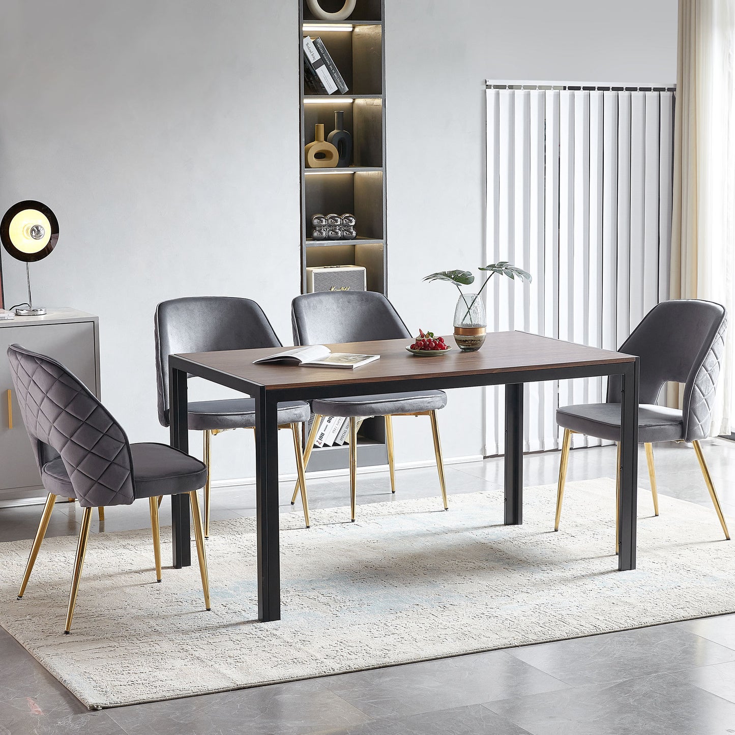 Jiron Modern Upholstered Velvet Dining Chairs