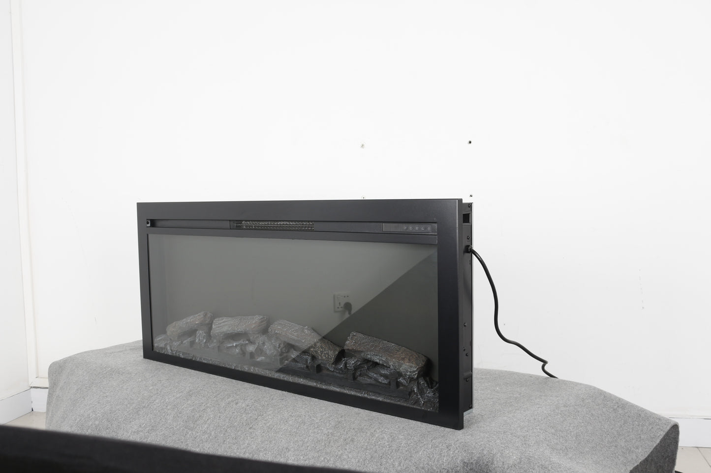 Marcel Contemporary Electric Wall Fireplace