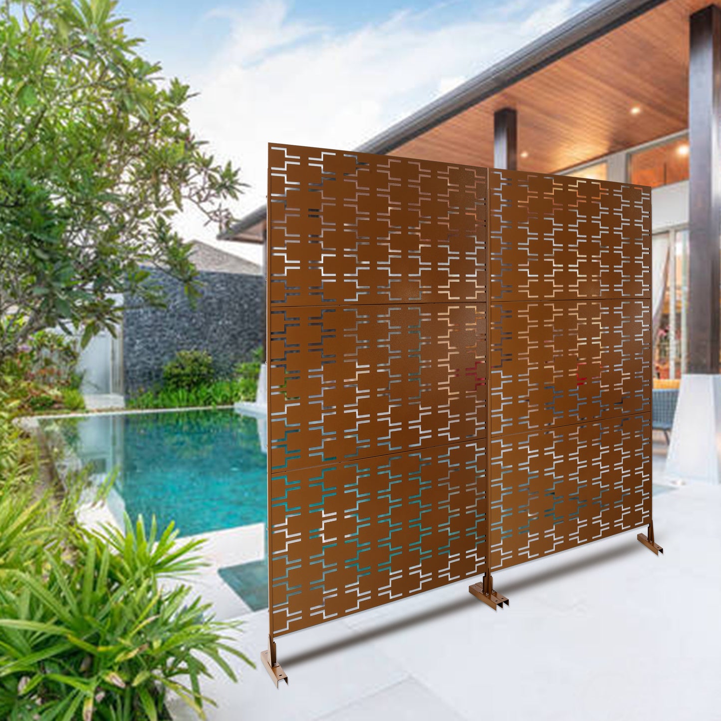 Elmcrest Industrial Outdoor Privacy Screen